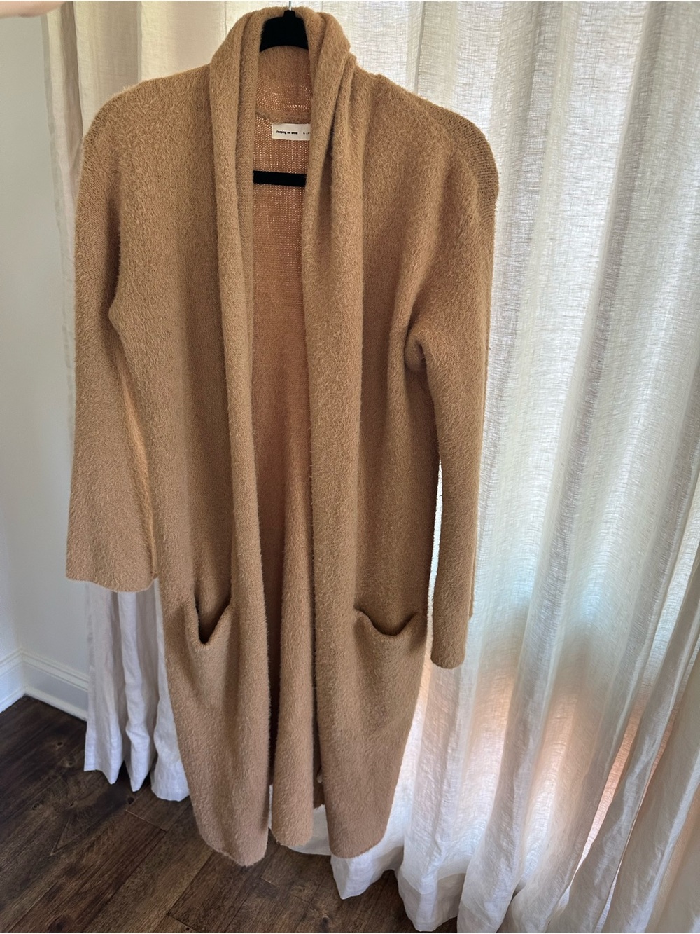 Anthropologie Long Cardigan Sweater - Camel
